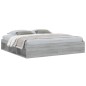 vidaXL Bettgestell Grau Sonoma 200x200 cm vidaXL Bettgestell Grau Sonoma 200x200 cm