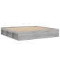 vidaXL Bettgestell Grau Sonoma 200x200 cm vidaXL Bettgestell Grau Sonoma 200x200 cm
