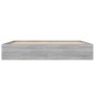 vidaXL Bettgestell Grau Sonoma 200x200 cm vidaXL Bettgestell Grau Sonoma 200x200 cm