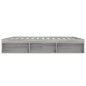 vidaXL Bettgestell Grau Sonoma 200x200 cm vidaXL Bettgestell Grau Sonoma 200x200 cm