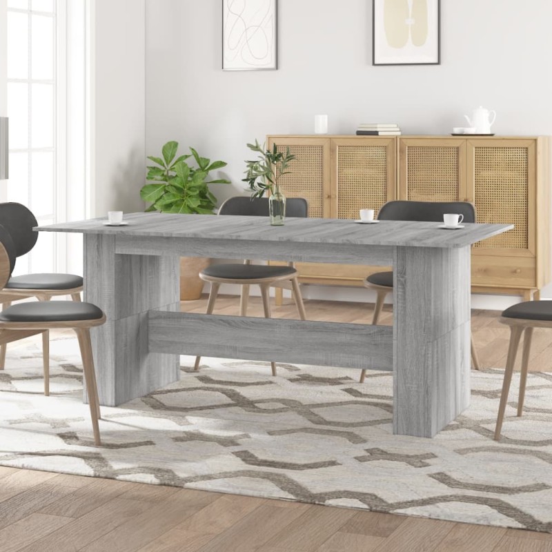 vidaXL Esstisch Grau Sonoma 180x90x76 cm Holzwerkstoff vidaXL Esstisch Grau Sonoma 180x90x76 cm Holzwerkstoff