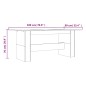 vidaXL Esstisch Grau Sonoma 180x90x76 cm Holzwerkstoff vidaXL Esstisch Grau Sonoma 180x90x76 cm Holzwerkstoff