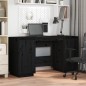 vidaXL Schreibtisch Schwarz 140x50x75 cm Massivholz Kiefer vidaXL Schreibtisch Schwarz 140x50x75 cm Massivholz Kiefer