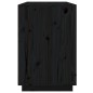 vidaXL Schreibtisch Schwarz 140x50x75 cm Massivholz Kiefer vidaXL Schreibtisch Schwarz 140x50x75 cm Massivholz Kiefer