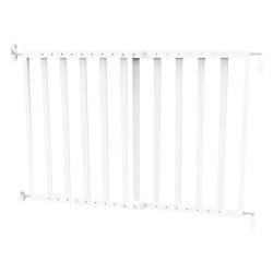 Mac Lean Babyschutzgitter 64-100 cm Holz Weiß