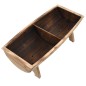 vidaXL Aufbewahrungsbank Massivholz und Stoff 103 x 51 x 44 cm vidaXL Aufbewahrungsbank Massivholz und Stoff 103 x 51 x 44 cm