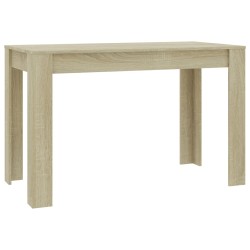 vidaXL Esstisch Sonoma-Eiche 120x60x76 cm Holzwerkstoff