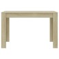 vidaXL Esstisch Sonoma-Eiche 120x60x76 cm Holzwerkstoff vidaXL Esstisch Sonoma-Eiche 120x60x76 cm Holzwerkstoff