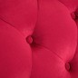 vidaXL Chaiselongue Rot Samt vidaXL Chaiselongue Rot Samt