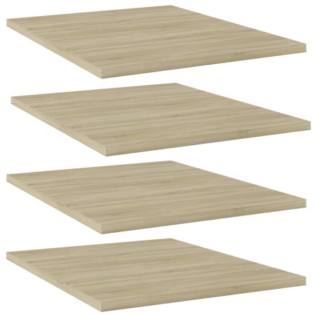 vidaXL Bücherregal-Bretter 4 Stk. Sonoma-Eiche 40x50x1,5 cm