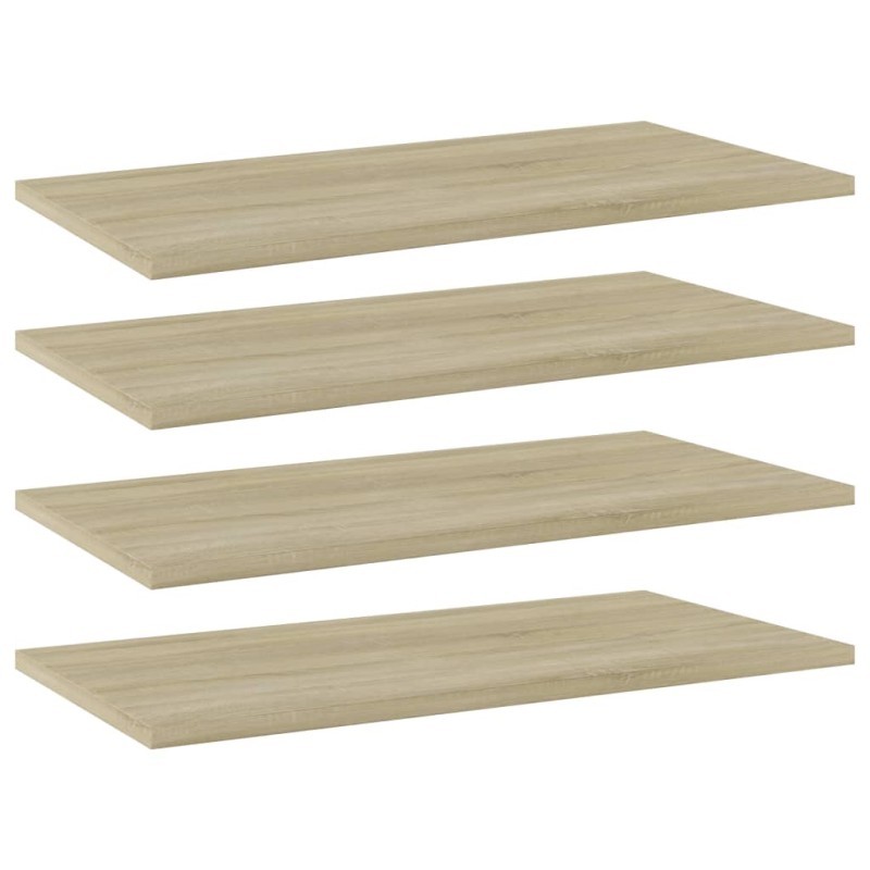 vidaXL Bücherregal-Bretter 4 Stk. Sonoma-Eiche 60x30x1,5 cm vidaXL Bücherregal-Bretter 4 Stk. Sonoma-Eiche 60x30x1,5 cm
