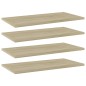 vidaXL Bücherregal-Bretter 4 Stk. Sonoma-Eiche 60x30x1,5 cm vidaXL Bücherregal-Bretter 4 Stk. Sonoma-Eiche 60x30x1,5 cm