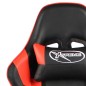 vidaXL Gaming-Stuhl mit Fußstütze Drehbar Rot PVC vidaXL Gaming-Stuhl mit Fußstütze Drehbar Rot PVC