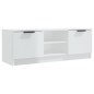 vidaXL TV-Schrank Hochglanz-Weiß 102x35x36,5 cm Holzwerkstoff vidaXL TV-Schrank Hochglanz-Weiß 102x35x36,5 cm Holzwerkstoff