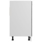 vidaXL Spülenunterschrank Grau Sonoma 80x46x81,5 cm Holzwerkstoff vidaXL Spülenunterschrank Grau Sonoma 80x46x81,5 cm Holzwerkstoff