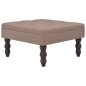 vidaXL Hocker Braun 60 x 60 x 36 cm Polyester vidaXL Hocker Braun 60 x 60 x 36 cm Polyester