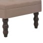 vidaXL Hocker Braun 60 x 60 x 36 cm Polyester vidaXL Hocker Braun 60 x 60 x 36 cm Polyester
