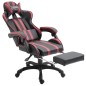 vidaXL Gaming-Stuhl mit Fußstütze Weinrot Kunstleder vidaXL Gaming-Stuhl mit Fußstütze Weinrot Kunstleder