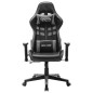 vidaXL Gaming-Stuhl Schwarz und Grau Kunstleder vidaXL Gaming-Stuhl Schwarz und Grau Kunstleder