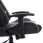 vidaXL Gaming-Stuhl Schwarz und Grau Kunstleder vidaXL Gaming-Stuhl Schwarz und Grau Kunstleder