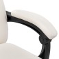 vidaXL Bürostuhl Creme Kunstleder vidaXL Bürostuhl Creme Kunstleder