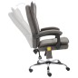 vidaXL Massage-Bürostuhl Grau Stoff vidaXL Massage-Bürostuhl Grau Stoff