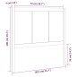 vidaXL Kopfteil Weiß 80,5x4x100 cm Massivholz Kiefer vidaXL Kopfteil Weiß 80,5x4x100 cm Massivholz Kiefer