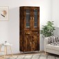 Highboard Räuchereiche 69,5x34x180 cm Holzwerkstoff Highboard Räuchereiche 69,5x34x180 cm Holzwerkstoff