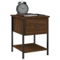 vidaXL Nachttische 2Stk. Braun Eichen-Optik 34x35,5x45cm Holzwerkstoff vidaXL Nachttische 2Stk. Braun Eichen-Optik 34x35,5x45cm Holzwerkstoff