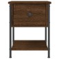 vidaXL Nachttische 2Stk. Braun Eichen-Optik 34x35,5x45cm Holzwerkstoff vidaXL Nachttische 2Stk. Braun Eichen-Optik 34x35,5x45cm Holzwerkstoff