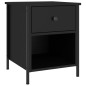 vidaXL Nachttisch Schwarz 40x42x50 cm Holzwerkstoff vidaXL Nachttisch Schwarz 40x42x50 cm Holzwerkstoff