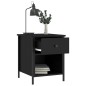 vidaXL Nachttisch Schwarz 40x42x50 cm Holzwerkstoff vidaXL Nachttisch Schwarz 40x42x50 cm Holzwerkstoff