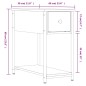 vidaXL Nachttisch Braun Eichen-Optik 30x60x60 cm Holzwerkstoff vidaXL Nachttisch Braun Eichen-Optik 30x60x60 cm Holzwerkstoff