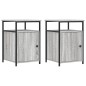 vidaXL Nachttische 2 Stk. Grau Sonoma 40x42x60 cm Holzwerkstoff vidaXL Nachttische 2 Stk. Grau Sonoma 40x42x60 cm Holzwerkstoff