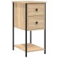 vidaXL Nachttische 2 Stk. Sonoma-Eiche 32x42x70 cm Holzwerkstoff vidaXL Nachttische 2 Stk. Sonoma-Eiche 32x42x70 cm Holzwerkstoff
