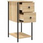 vidaXL Nachttische 2 Stk. Sonoma-Eiche 32x42x70 cm Holzwerkstoff vidaXL Nachttische 2 Stk. Sonoma-Eiche 32x42x70 cm Holzwerkstoff