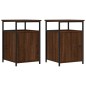 vidaXL Nachttische 2 Stk. Braun Eichen-Optik 40x42x60 cm Holzwerkstoff vidaXL Nachttische 2 Stk. Braun Eichen-Optik 40x42x60 cm Holzwerkstoff