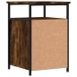 vidaXL Nachttisch Räuchereiche 40x42x60 cm Holzwerkstoff vidaXL Nachttisch Räuchereiche 40x42x60 cm Holzwerkstoff