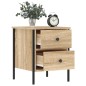 vidaXL Nachttische 2 Stk. Sonoma-Eiche 40x42x50 cm Holzwerkstoff vidaXL Nachttische 2 Stk. Sonoma-Eiche 40x42x50 cm Holzwerkstoff