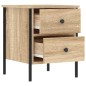 vidaXL Nachttische 2 Stk. Sonoma-Eiche 40x42x50 cm Holzwerkstoff vidaXL Nachttische 2 Stk. Sonoma-Eiche 40x42x50 cm Holzwerkstoff