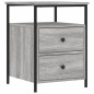 vidaXL Nachttisch Grau Sonoma-Eiche 44x45x60 cm Holzwerkstoff vidaXL Nachttisch Grau Sonoma-Eiche 44x45x60 cm Holzwerkstoff