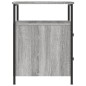 vidaXL Nachttisch Grau Sonoma-Eiche 44x45x60 cm Holzwerkstoff vidaXL Nachttisch Grau Sonoma-Eiche 44x45x60 cm Holzwerkstoff