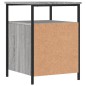 vidaXL Nachttisch Grau Sonoma-Eiche 44x45x60 cm Holzwerkstoff vidaXL Nachttisch Grau Sonoma-Eiche 44x45x60 cm Holzwerkstoff