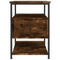 vidaXL Nachttische 2 Stk. Räuchereiche 40x42x56 cm Holzwerkstoff vidaXL Nachttische 2 Stk. Räuchereiche 40x42x56 cm Holzwerkstoff