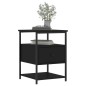 vidaXL Nachttisch Schwarz 40x42x56 cm Holzwerkstoff vidaXL Nachttisch Schwarz 40x42x56 cm Holzwerkstoff