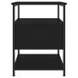 vidaXL Nachttisch Schwarz 40x42x56 cm Holzwerkstoff vidaXL Nachttisch Schwarz 40x42x56 cm Holzwerkstoff