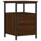 vidaXL Nachttisch Braun Eichen-Optik 34x35,5x50 cm Holzwerkstoff vidaXL Nachttisch Braun Eichen-Optik 34x35,5x50 cm Holzwerkstoff