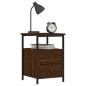 vidaXL Nachttisch Braun Eichen-Optik 34x35,5x50 cm Holzwerkstoff vidaXL Nachttisch Braun Eichen-Optik 34x35,5x50 cm Holzwerkstoff