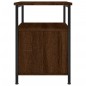 vidaXL Nachttisch Braun Eichen-Optik 34x35,5x50 cm Holzwerkstoff vidaXL Nachttisch Braun Eichen-Optik 34x35,5x50 cm Holzwerkstoff