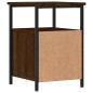 vidaXL Nachttisch Braun Eichen-Optik 34x35,5x50 cm Holzwerkstoff vidaXL Nachttisch Braun Eichen-Optik 34x35,5x50 cm Holzwerkstoff
